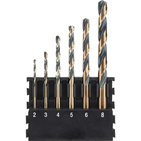 DeWalt 6 Piece Black and Gold Drill Bit Bar Set – image 1