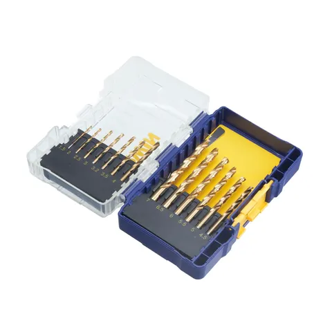 Irwin 13 Piece HSS Titanium Drill Bit Set – image 1