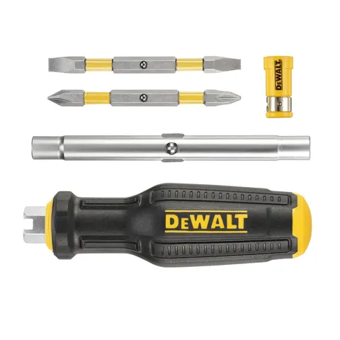 DeWalt Full Fit 6 Way Multibit Screwdriver – image 1