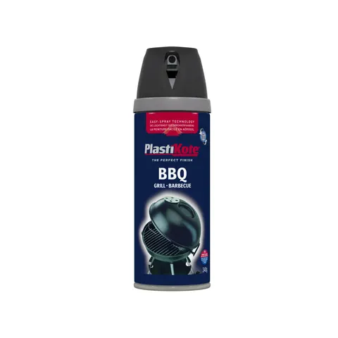 Plastikote BBQ Spray Aerosol Paint – Black – image 1