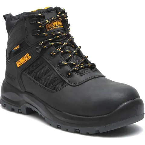 DeWalt Douglas Waterproof Safety Boots Black Size 7 – image 1