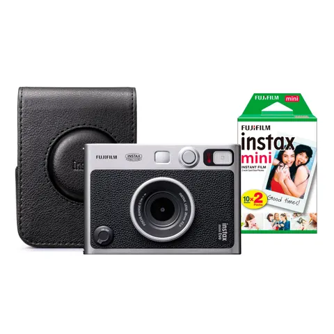 Fujifilm Instax Mini Evo Hybrid Instant Camera - Black - Camera + 20 S – image 1