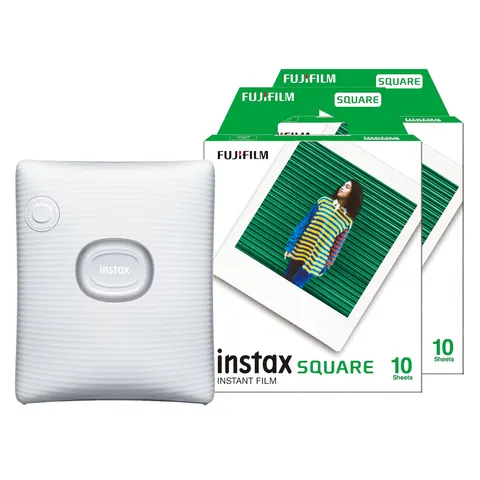 Fujifilm Instax Square Link Wireless Smartphone Photo Printer - White – image 1