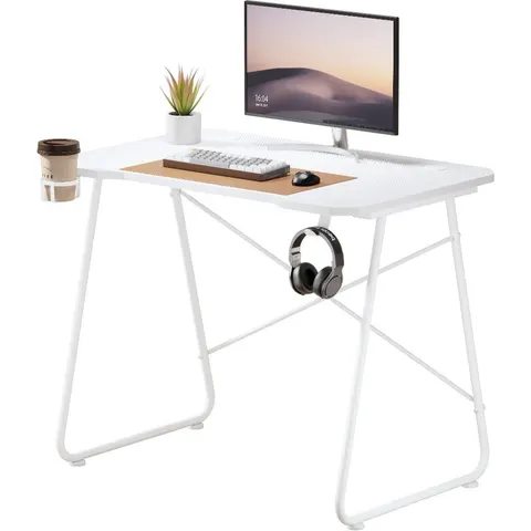 ProperAV Computer Workstation Desk Surface Area 930x600mm White – image 1