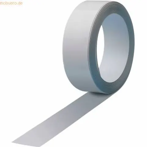 MAUL Magnetband, Länge 2,5 m, weiß – Bild 1
