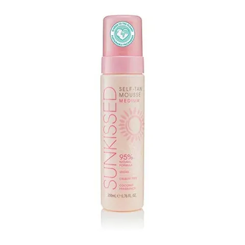 Sunkissed Self Tanning Mousse Medium 200ml – image 1