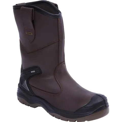 Apache AP305 Waterproof Safety Rigger Boots – Brown – 5055197901802 – image 1