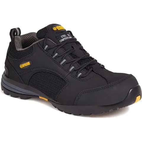 Apache AP318SM Safety Trainers – Black – 5055197908016 – image 1