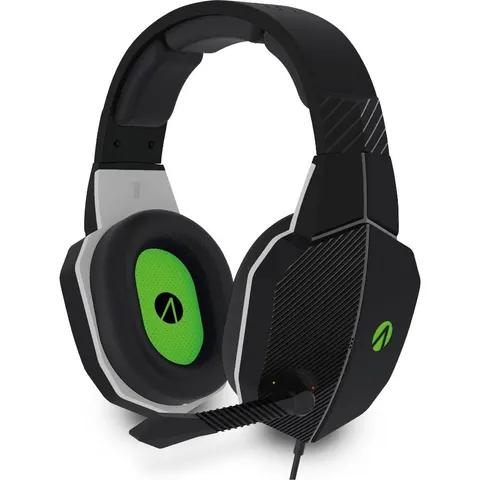 Stealth Phantom X Premium Stereo Gaming Headset - Black/Green, New – image 1