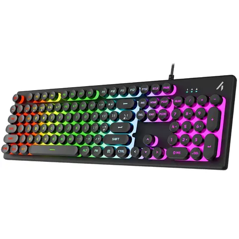 Stealth Light Up Keyboard 104 Keys – Black – image 1