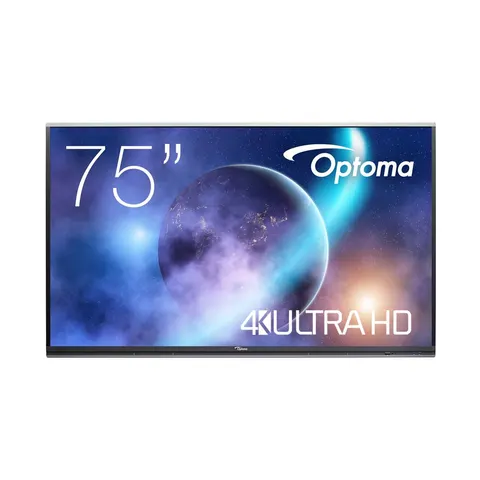 Optoma 5752RK+ Interactive flat panel 190.5 cm (75") LED 400 cd/m – image 1