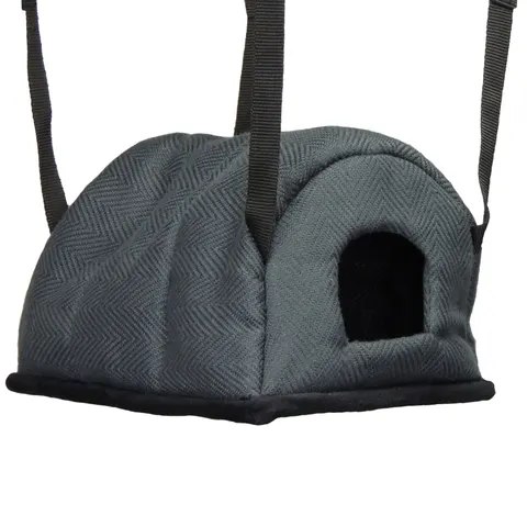 Classic Cuddle Up Rat Chinchilla Igloo: Grey Weave – image 1