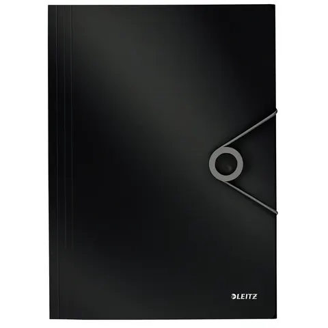 LEITZ Eckspanner Solid DIN A4 schwarz – Bild 1