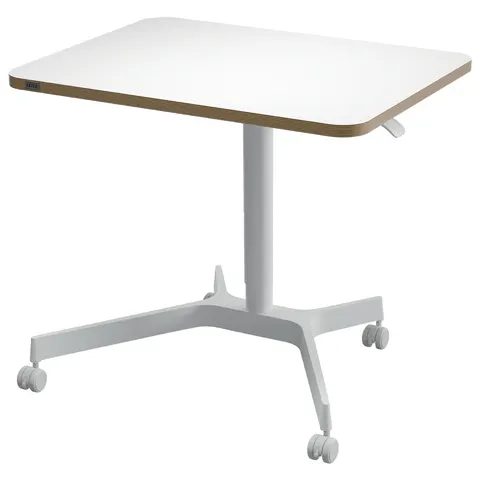 Leitz Ergo Small Sit Standing Desk – White – image 1
