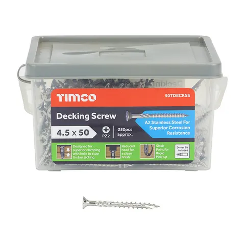 Timco Stainless Steel Decking Screw – 50TDECKSS – image 1