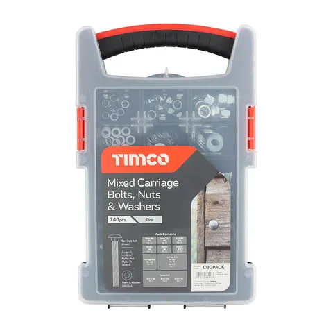 Timco Carriage Bolt Mixed Grab Pack – image 1