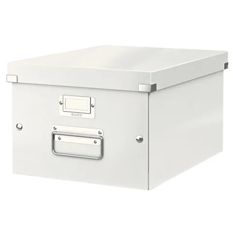 LEITZ 60440001 - Archive box C&S WOW, medium, white – image 1