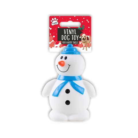 Christmas Santa Squeaking Dog Toy – image 1