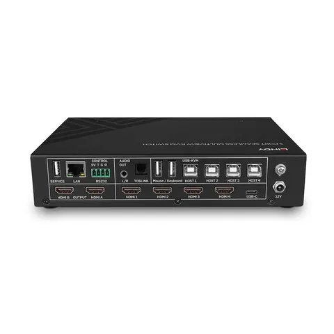 Lindy 32330 switch per keyboard-video-mouse (kvm) Nero – immagine 1