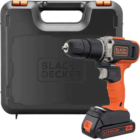 Black and Decker BCD003C 18v Cordless Combi Drill – BCD003C1K – image 1