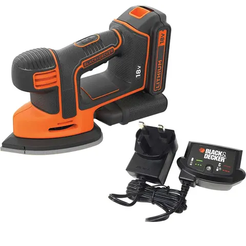 Black and Decker BDCDS18 18v Cordless Mouse Sander – BDCDS18D1 – image 1