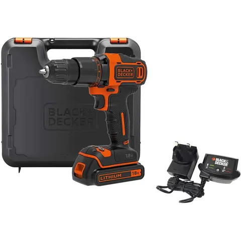 Black and Decker BCD700S 18v Cordless Combi Drill – BCD700D1K – image 1