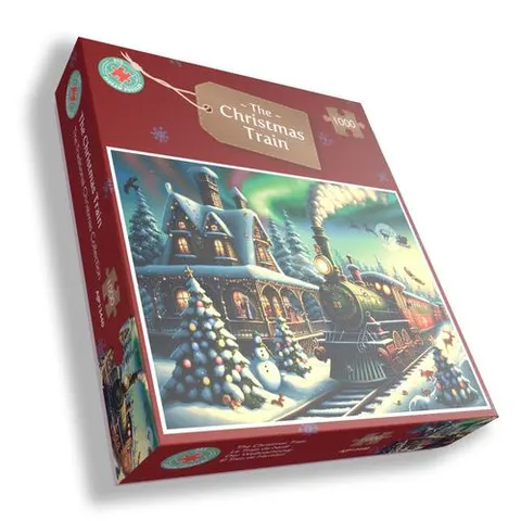 The Christmas Train 1000 Piece Jigsaw Puzzle – image 1