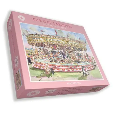 The Cat Carousel 1000 Piece Jigsaw – image 1