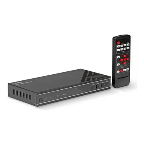 Lindy 4x1 4K60 HDMI Seamless Multiview Switch – image 1