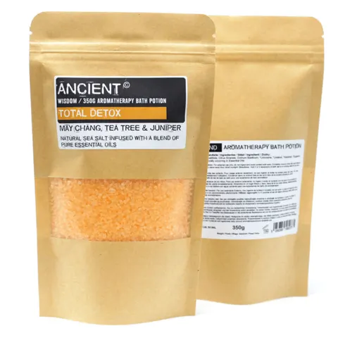 (Total Detox) Aromatherapy Bath Potion in Kraft Bag – image 1