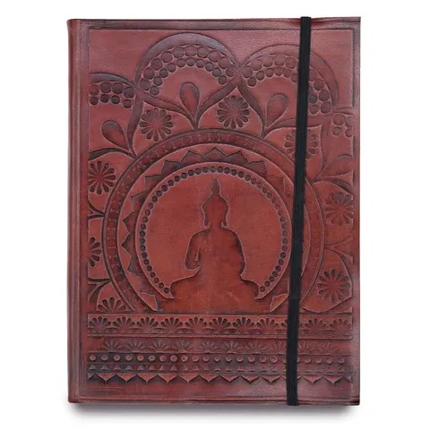 Notitieboek met Elastiek - Medium - Tibetaanse Mandala – afbeelding 1