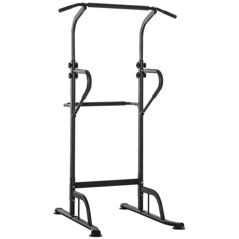 HOMCOM Power Tower Multi-Function Pull Up Station w/ Adjustable Height for Gym – image 1