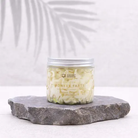 Bananen slagroomzeep 120 gram – afbeelding 1