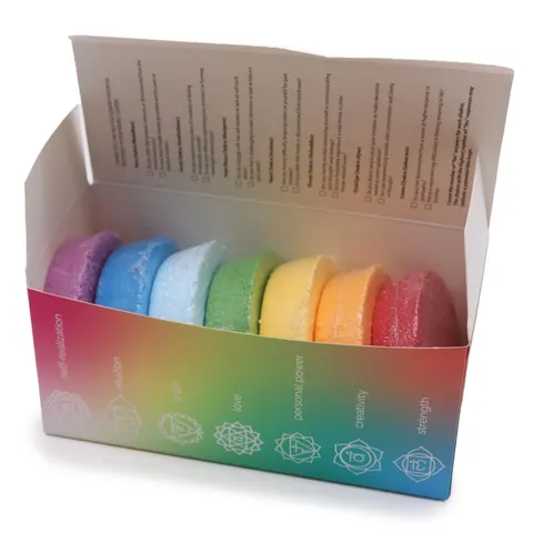 Chakra Bath Fizz Sets - Large Box - Chakra Harmony & Inner Glow – afbeelding 1