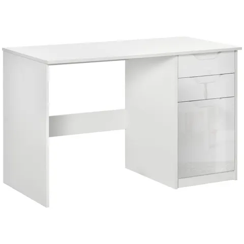 Computer ,Workstation White w/ Drawers Home Office – image 1