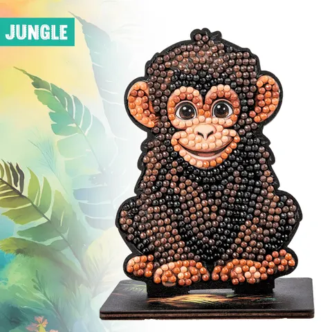Chimp, Crystal Art Buddy – afbeelding 1