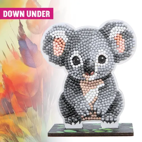 Kristal Kunst Koala Knutselset - Creatieve Schilderset – afbeelding 1