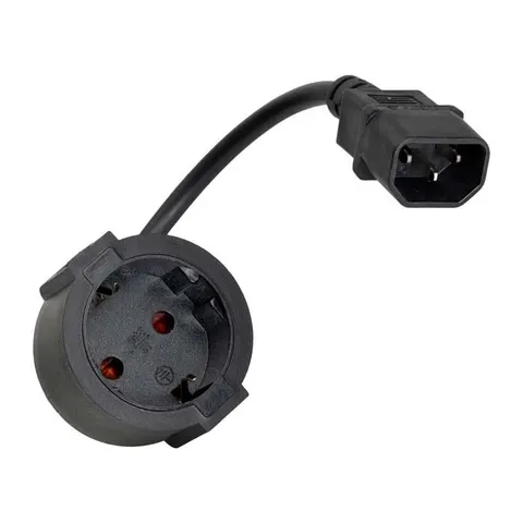 Cablenet CNL 25CM SCHUKO SOCKET C14 1MM – image 1