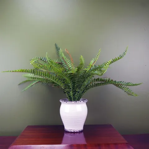 Artificial Fern Bush in Decorative Planter Botanik – image 1
