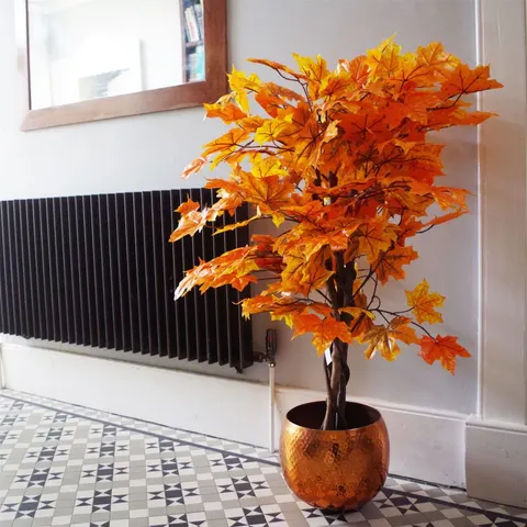 125cm Orange Maple Acer Extra Large Artificial Tree – S0671497692 – image 1