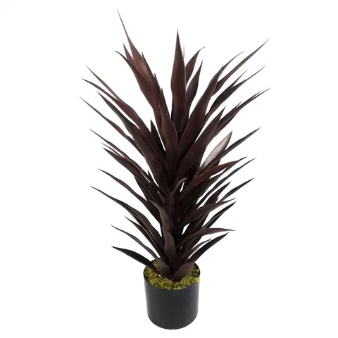 85cm Dark Red Yucca Plant Artificial – image 1
