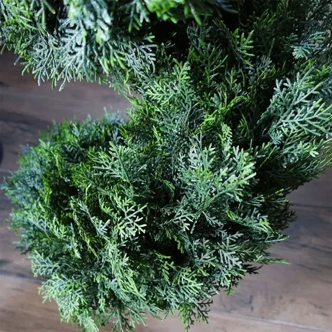 Sprial Cedar Tree Artificial Topiary 120cm Botanik Green One Size – image 1