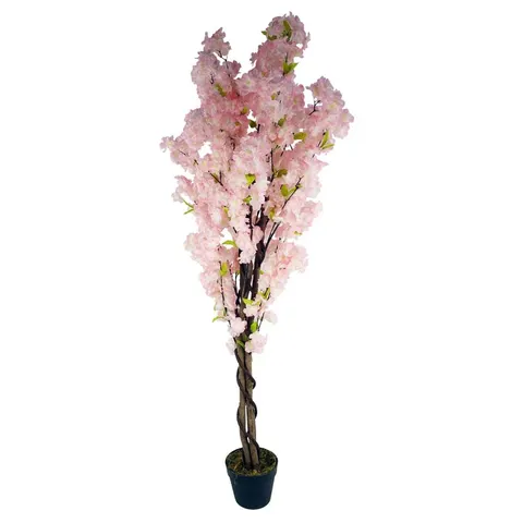 150cm Artificial Pink Cherry Blossom Tree – S0671497630 – image 1