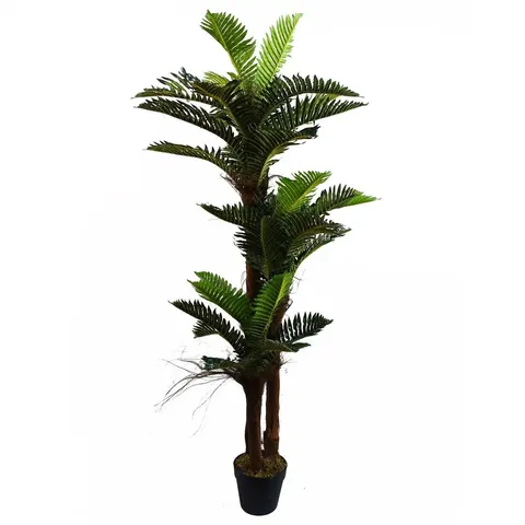 150cm Artificial Large Palm Tree with Natural Trunk – image 1