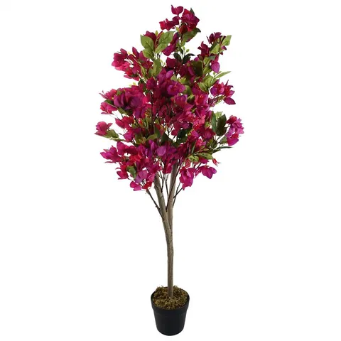 120cm Artificial Pink Bougainvillea Tree – image 1