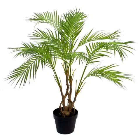 Large Artificial Palm Tree Natural Areca 90cm 3ft Leaf Design Realistic Plants Botanik Green 3ft – image 1