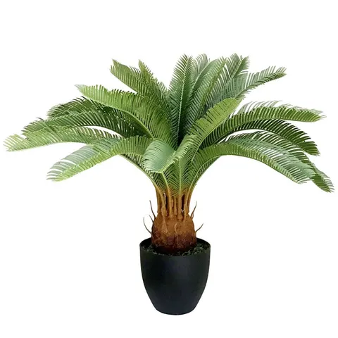 70cm Artificial Tropical Cycas Palm Plant – image 1