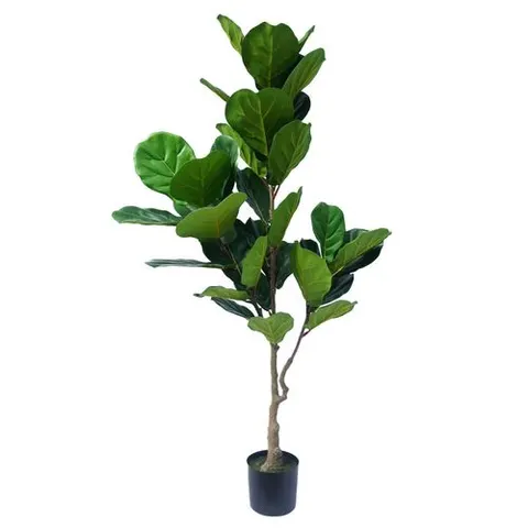 Large fiddle leaf fig tree artificial 150cm premium plant green 5ft – image 1