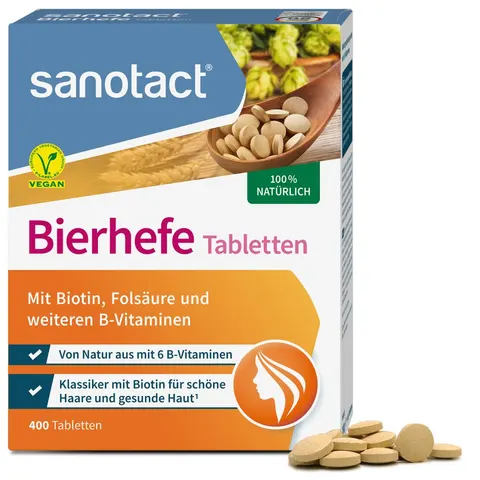 Bierhefe Tabletten Sanotact – Bild 1