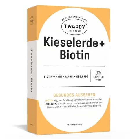 Twardy Kieselerde + Biotin 60 St Kapseln – Bild 1